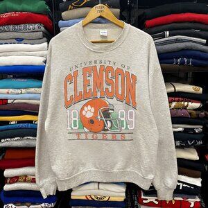 Vintage University of Clemson Tigers 1889 Tee, Clemson Tigers Football T shirt